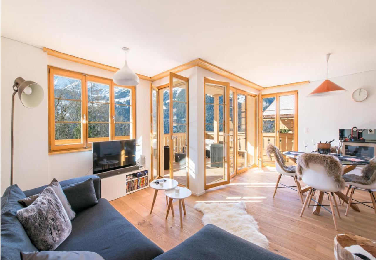 Panoramapark Soleil Chalet B Wengen Exteriör bild