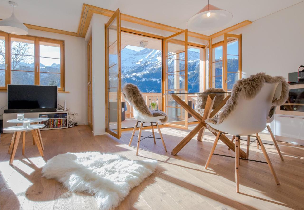 Panoramapark Soleil Chalet B Wengen Exteriör bild
